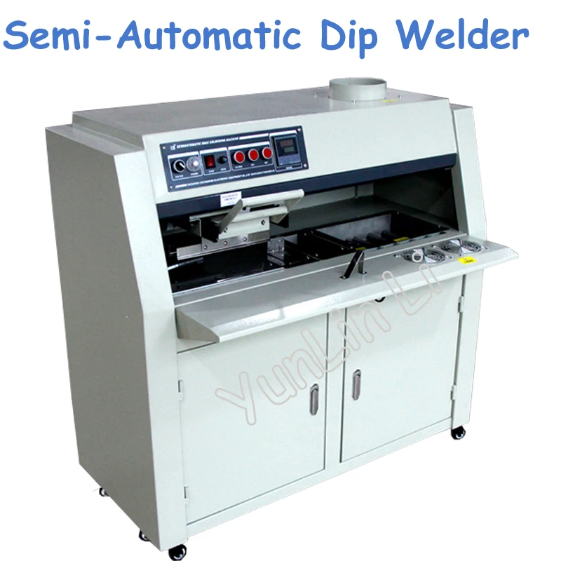 220V Semi-Automatic Dip Welder Lead-Free Flux Spray PCB Circuit Board Tin Furnace |