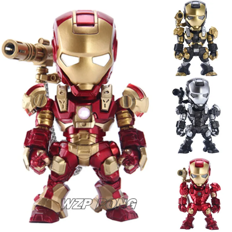 

Avengers Iron Man Voice-activated lights Model Toy PVC Super Hero MK43 battle ver Action Figure Toys Collection Birthday Gift
