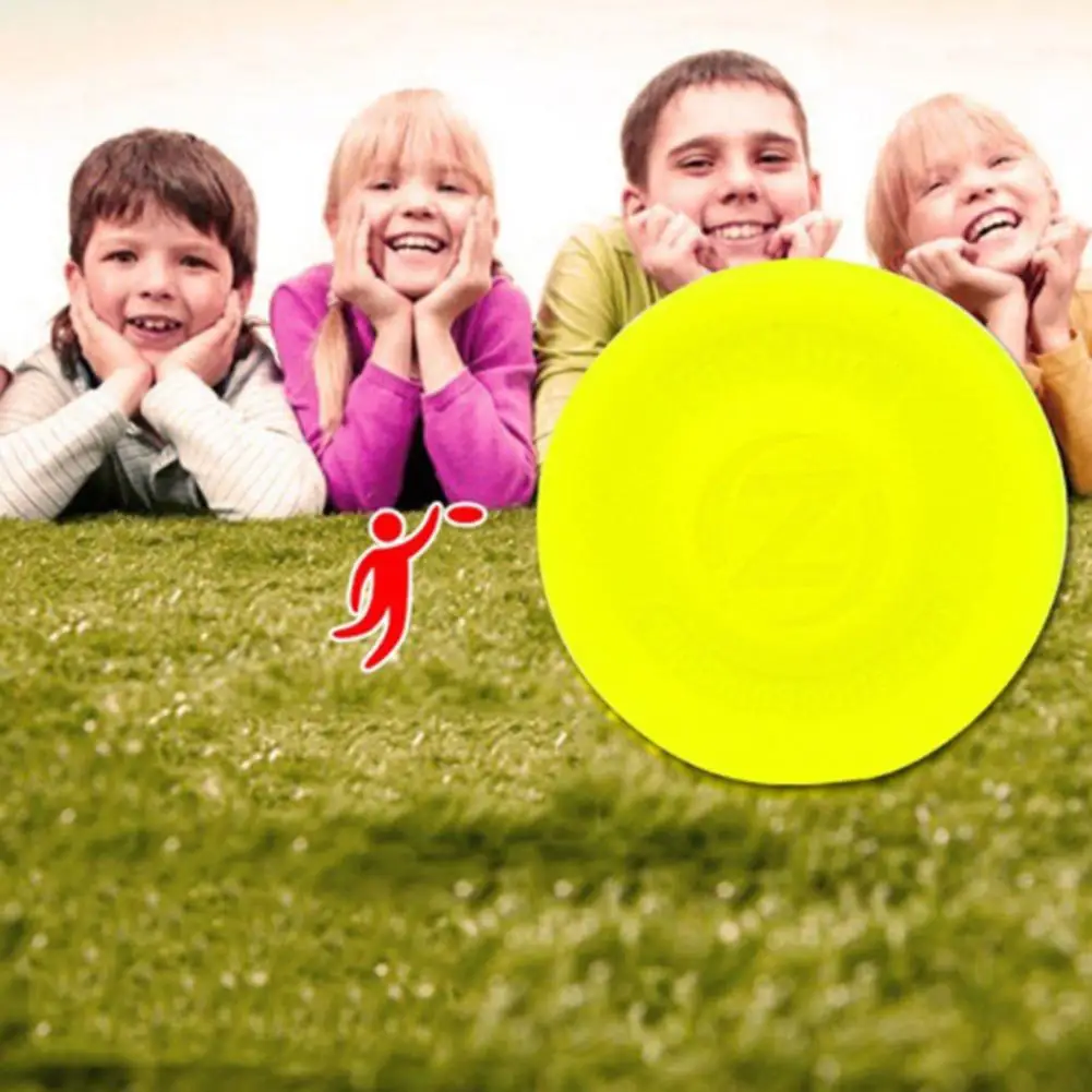 

Beach Mini Flying Disk Kids Outdoor Sports Flying Disc Silicone Game Toy Exercise Summer Beach Entertainment Priority