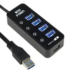 CARPRIE Usb Hub 3,0 Hi-speed 3,0 USB 4 порта Внешний концентратор независимый коммутатор для ноутбука с электронным переключателем 5G Мбит/с #4 2