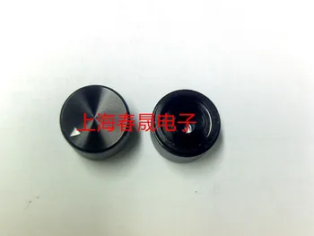 

5pcs/Lot All aluminum knob diameter 20Mm high 15.5Mm hole 6Mm black