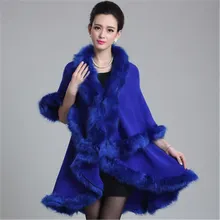 Модный Плащ из искусственного меха, вязаный свитер, кардиган, тонкое кашемировое пальто из меха енота для женщин
