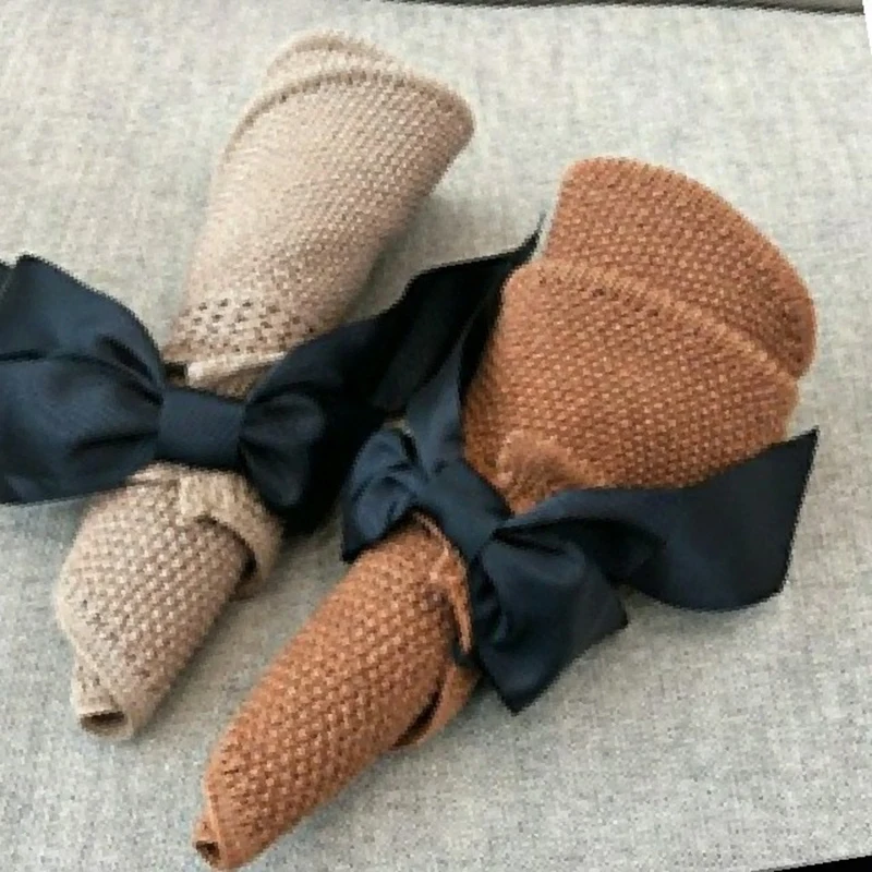 Летняя женская мода изысканный козырек солнцезащитной кепки лук Повседневный анти-УФ складной широкий Открытый Солнцезащитный Женский головной убор оптом