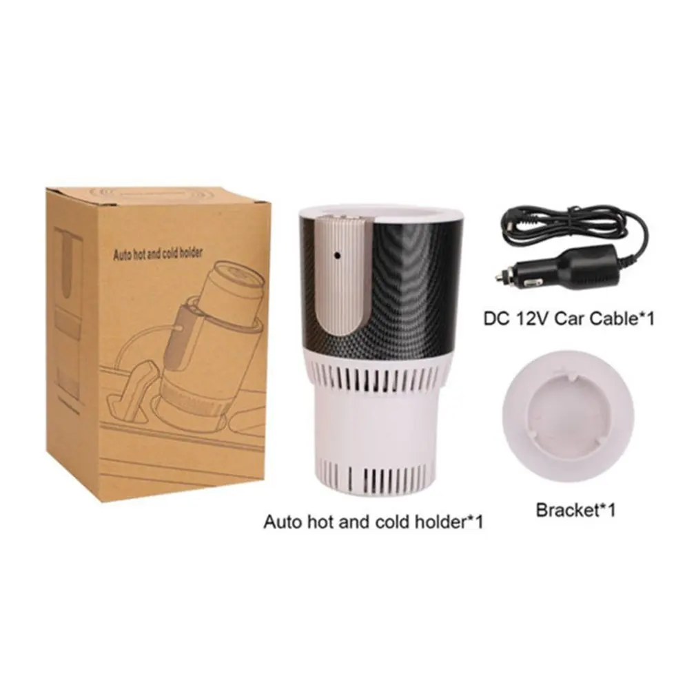 

Auto Car Heating Cooling Can Cup Holder Drink Can Portable Electric Vehicle Heater Mini Fridge Coffee Cooler Warmer