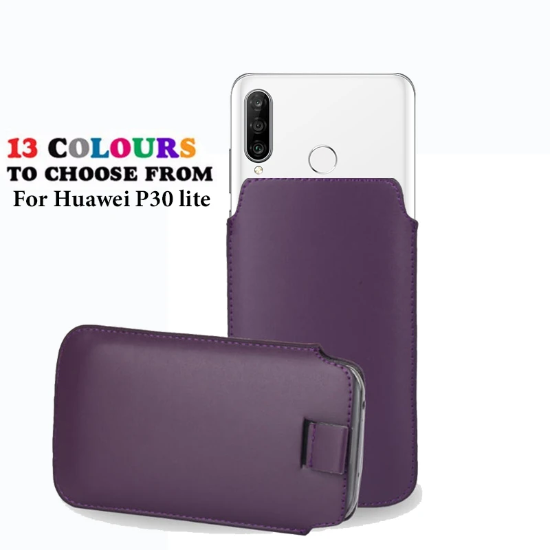 Для huawei P30 lite кожаный чехол Coque для huawei P30 lite чехол Карманный веревка Кобура сумка с петелькой крышка аксессуары для телефона сумка чехол