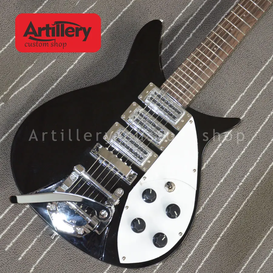 

Factory custom Rickenback 325 330 model 3 pickups chrome parts electric guitar with rosewood fingerboard musical instrument