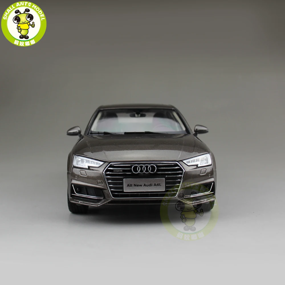 1/18 Audi A4 A4L литая под давлением металлическая модель автомобиля игрушка мальчик девочка дети подарок коллекция коричневый