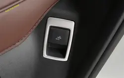 Lapetus сзади спинка сидения Кнопка регулировки рамка Обложка отделка 2 шт, пригодный для BMW X3 G01 2018 2019 Нержавеющая сталь внутренний комплект