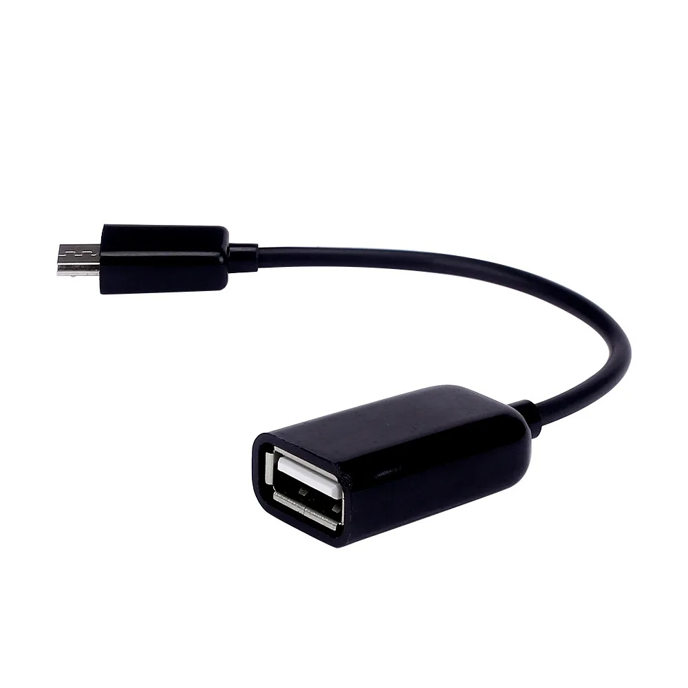 HIPERDEAL маленький адаптер Micro USB к USB 2,0 адаптер хоста OTG кабель черный цвет Удлинительный кабель BAY09