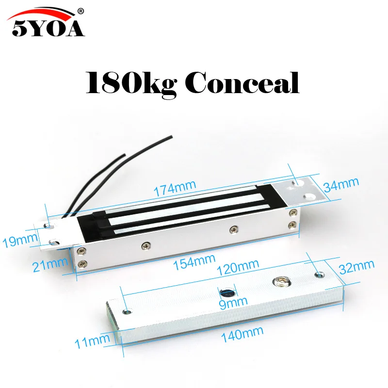 Электронный дверной замок Электрический магнитный замок открывалка для ворот всасывающая удерживающая сила Электромагнитная для системы