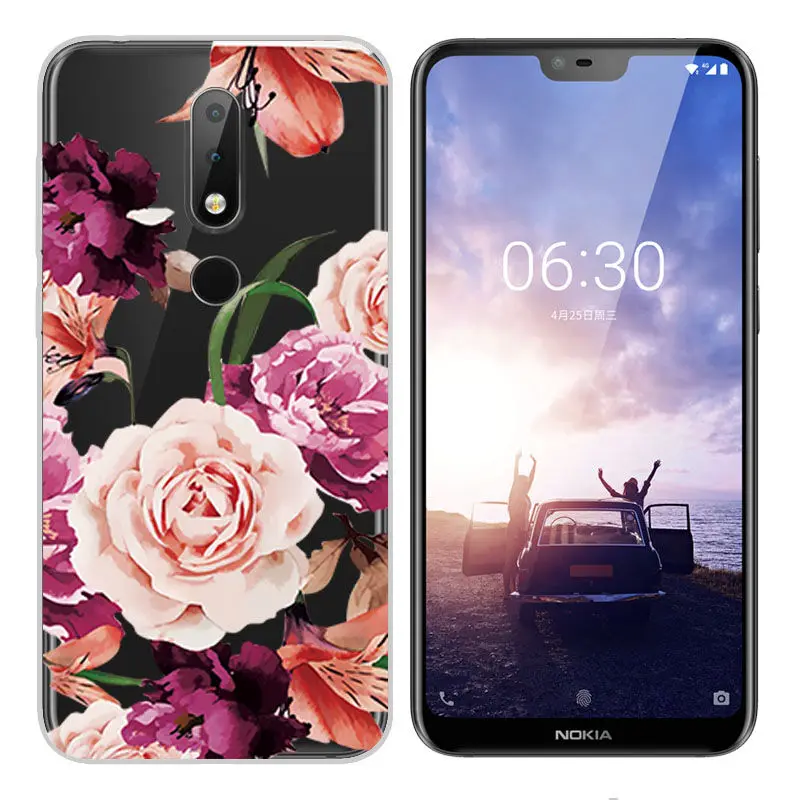 Fashion Soft Silicone TPU Case for Nokia 2 3 5 6 7 2017 Nokia X6 2018 Painted Back Case Cover for Nokia 6 2018 7 8 3.1 6.1 Case  (13)