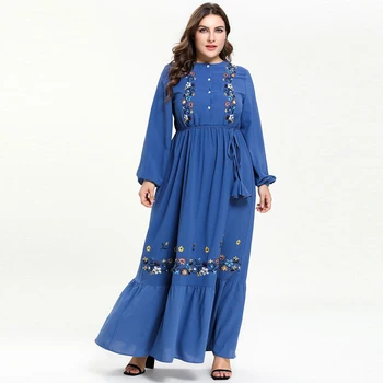 

Kaftan Ramadan Abaya Dubai Islamic Arabic Muslim Maxi Dress Caftan Marocain Elbise Robe Femme Vestidos Compridos Hijab Dresses