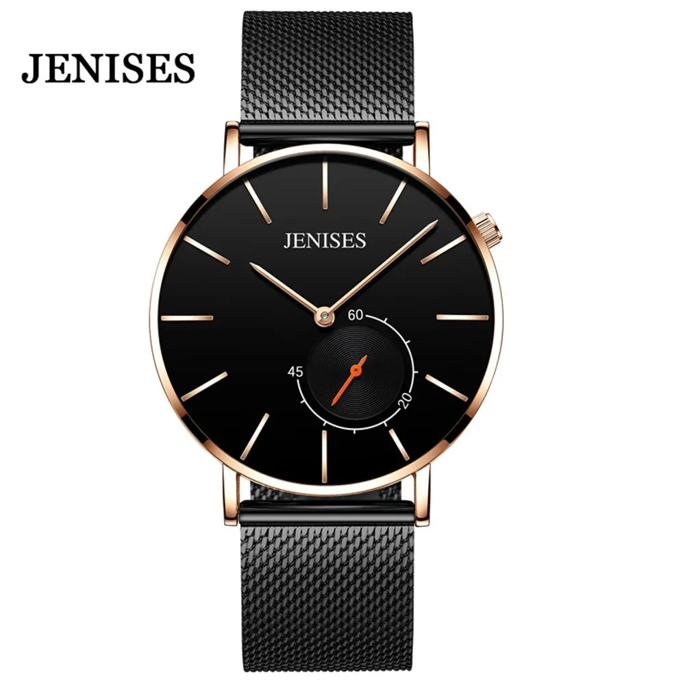 Relogio Masculino Watch Men Ultra Slim New font b Fashion b font Quartz Wrist Watch 2019