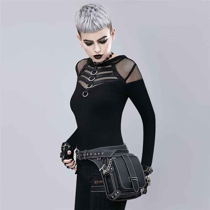  Halloween Cosplay Steampunk Retro Pocket Outdoor Multi-Function Shoulder Messenger Bag PUBG Bag For