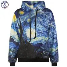 Mr.1991INC Starry Night men’s 3d sweatshirt fashion print Van Gogh oil painting hooded hoodies tracksuits hoody with pockets