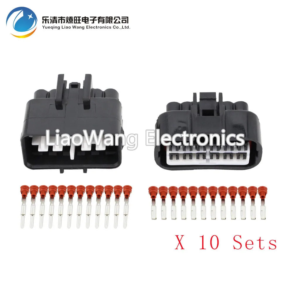 

5 Sets 12 Pin sheathed automotive connector with Terminal DJ7121F-2.2-11 / 21 12P connector
