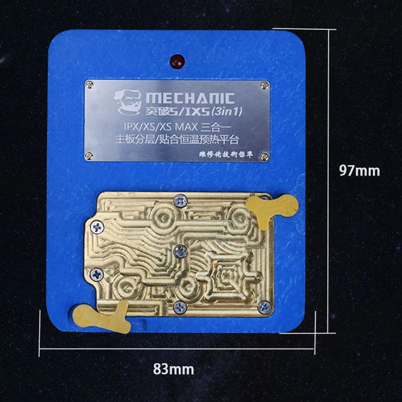 Постоянная температура для iPhone X Xs Max материнская плата ламинирование отдельный слой удалить клей слой ing демонтажная платформа