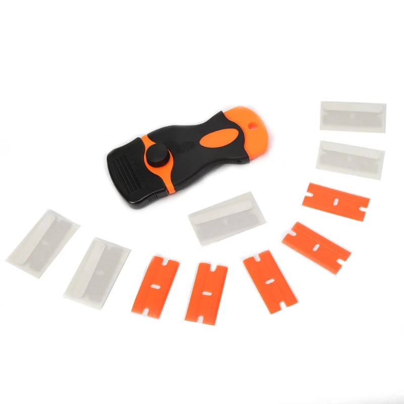 

Car Sticker Remover Edge Blade Razor Scraper Set Window Plastic Spatula Tools