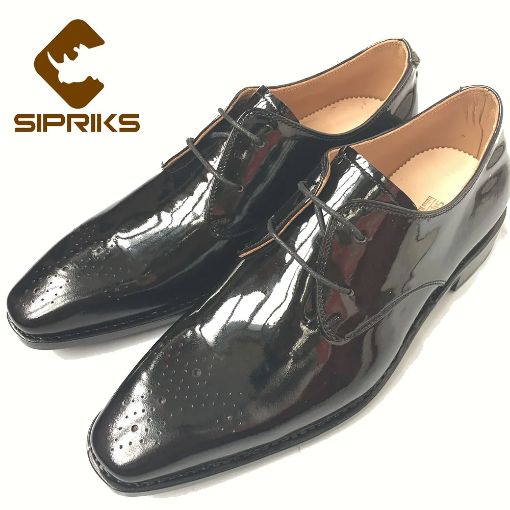 square toe tuxedo shoes