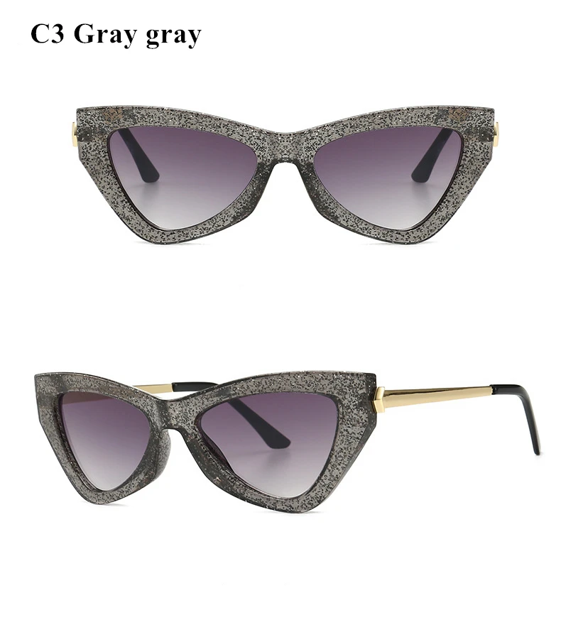 Элегантные солнцезащитные очки «кошачий глаз» Для женщин в итальянском стиле; комплект из Брендовая Дизайнерская обувь Винтаж Bling Защита