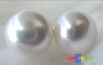 

wyan hot sell new - 1357 WHITE ROUND FRESHWATER PEARL STUD EARRING