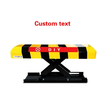 

Rremote controllers parking lock car parking lot application/rising height 305mm automatic battery parking post barrier bollard