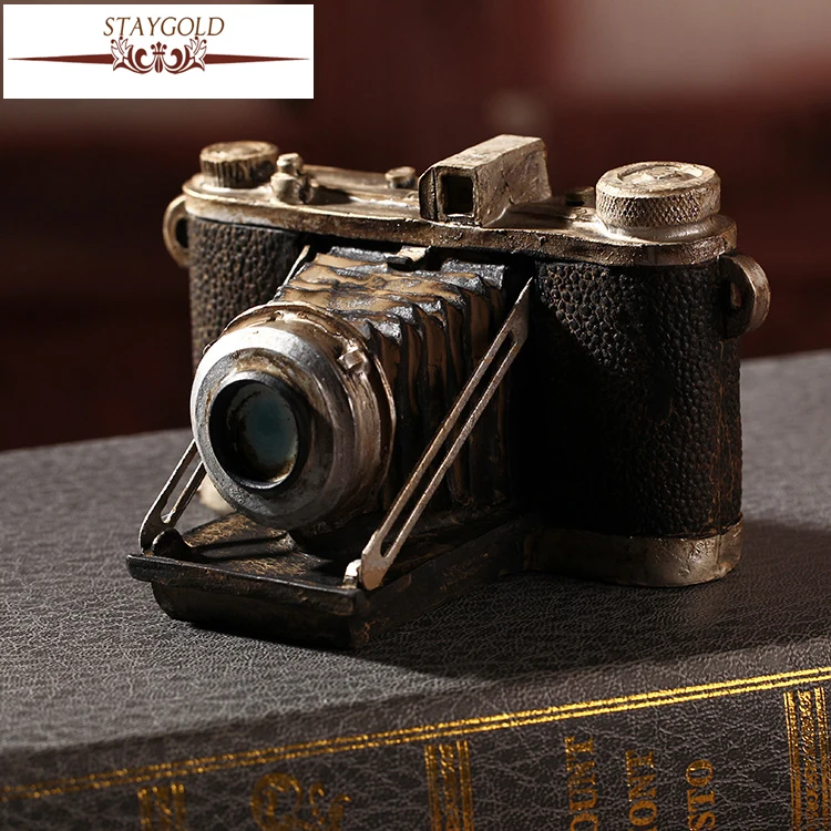 

Shabby Chic Camera Vintage Home Decor Resin Crafts Home Decoration Accessories For Living Room Antique Art Collections