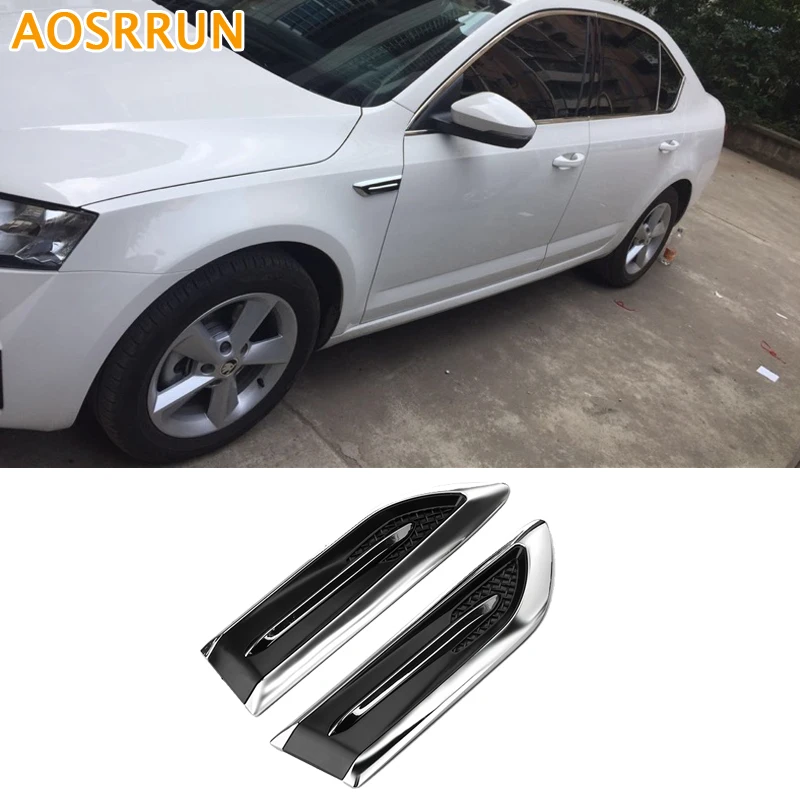 Для Skoda superb Kodiaq Octavia автомобильных аксессуаров Тюнинг автомобилей ABS крыло