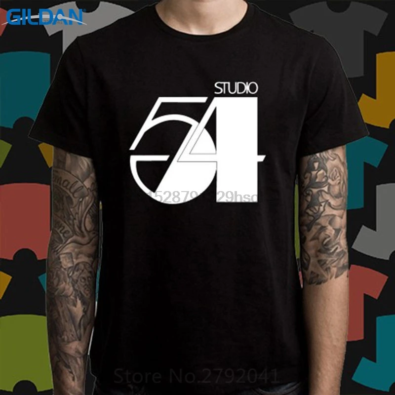 

Cotton Shirts Cheap Wholesale Short Sleeve Printing Machine Crew Neck Mens Create Studio 54 Party Music T Shirts