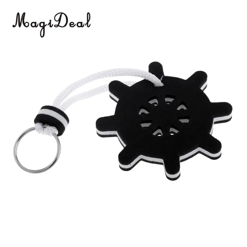 4pcs Floating Key Rings Marine Boat Nautical Kayaking Floating Foam Keychains for Fishing Rafting Boating Accessories