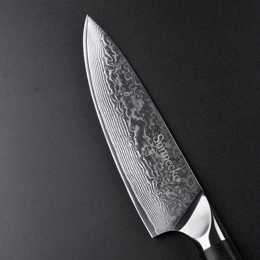 SUNNECKO Professional 6.5'' Chef Knife 73 Layers Damascus Steel Kitchen Knives Japanese VG10 Core Blade G10 Handle Cutter Knife SUNNECKO Professional 6.5'' Chef Knife 73 Layers Damascus Steel Kitchen Knives Japanese VG10 Core Blade G10 Handle Cutter Knife