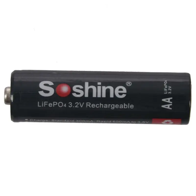Soshine 3 2 V 700mAh AA/14500 LiFePO4 Аккумуляторная батарея для маленького