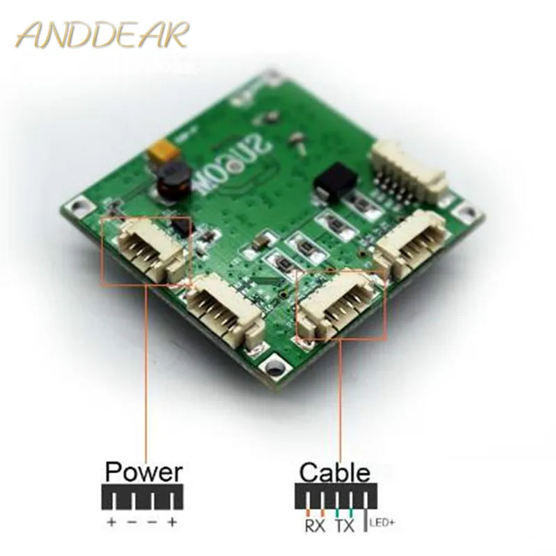 Мини PBCswitch модуль управления воспроизведением OEM модуль Мини Размер 4 сетевые порты переключатели печатная плата мини модуль-коммутатор