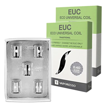 

Vaporesso EUC Traditional 0.4 ohm Clapton Coil Head 10 Pieces for Vaporesso Attitude Drizzle Estoc Veco Plus Tank