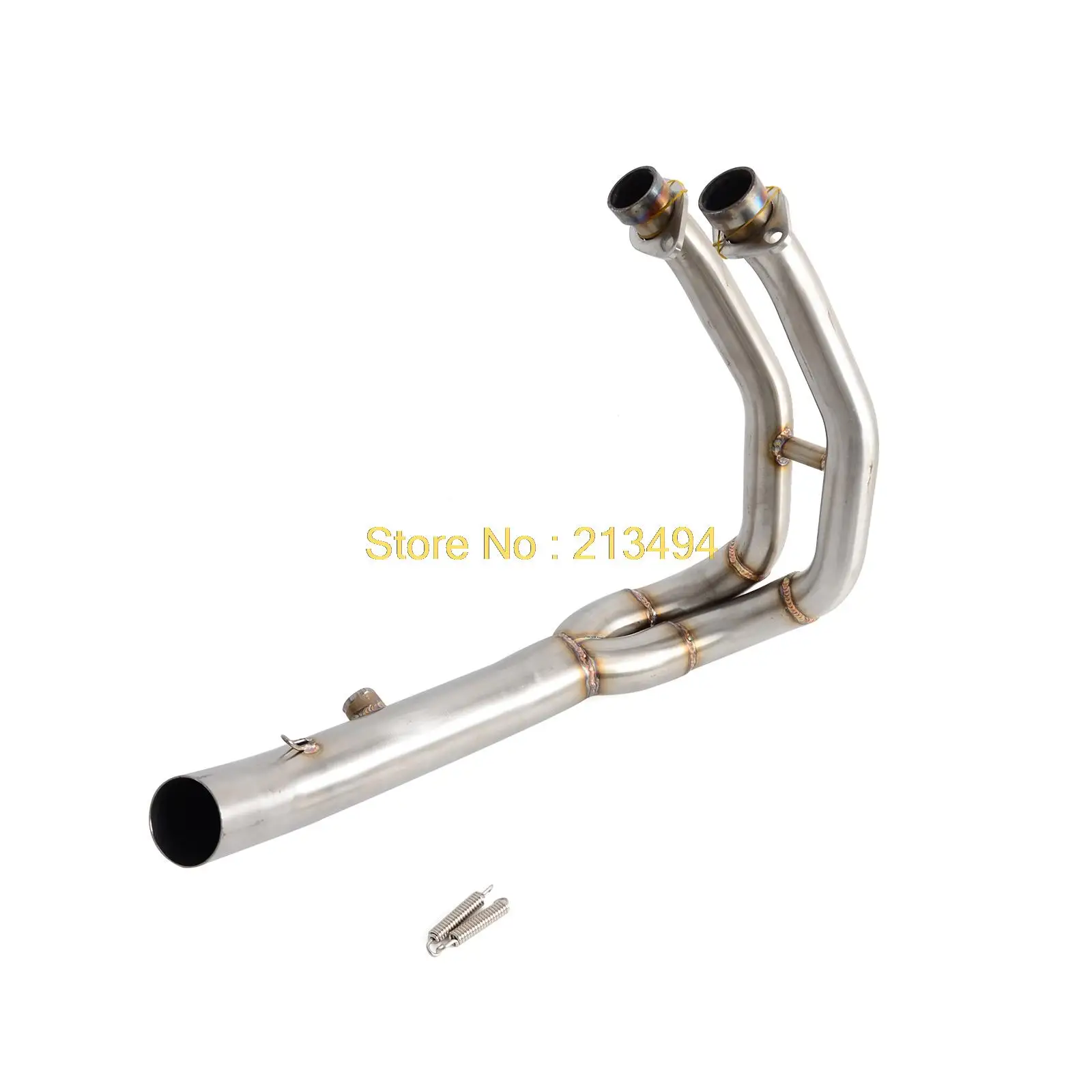 Motorbike Stainless Steel Header Exhaust Mid Pipe for Kawasaki ER6N