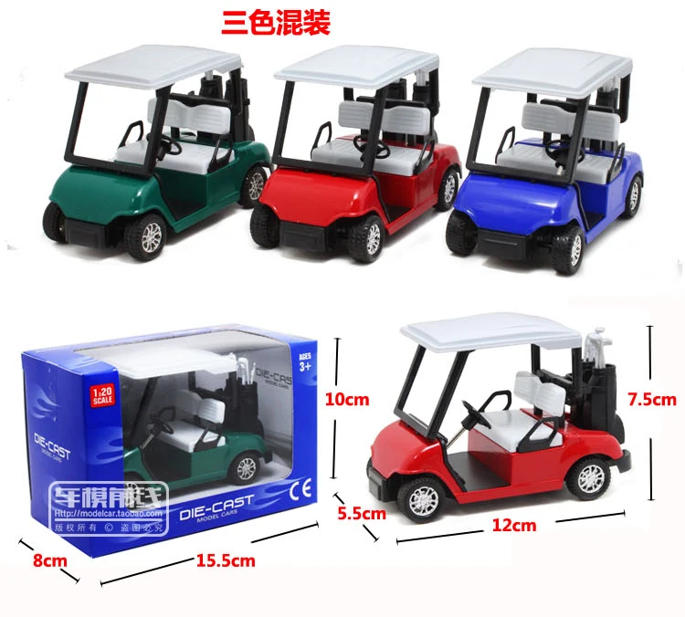 120 mini Golf car alloy cart model toy car gift WARRIOR carin Golf