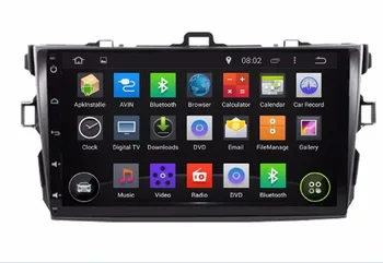 

9"ANDROID 9.0 1024*600 Fit TOYOTA Corolla 2007 2008 2009 -2012 Car DVD PLAYER Multimedia Navigation GPS Radio STEREO AUDIO DVD
