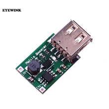 2 v-5 v a 5 v 1200ma conversor de impulso de saída usb mini DC-DC step-up placa de carregador de bateria de lítio do módulo de energia para a câmera do telefone