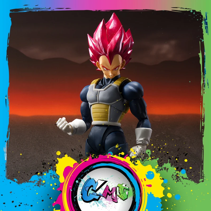 

CMT In Stock Bandai Tamashii Nations Super Dragon Ball ZDB S.H.Figuarts SHF Super Sayan God Super Sayan Vegeta Action Figure