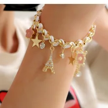 Горячий стиль кисточка пятиконечная звезда браслет для покера Япония и Южная Корея пятилистный цветок браслет