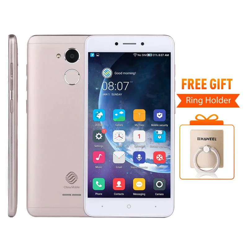 China Mobile A3S M653 Snapdragon 425 Quad Core 5 2 HD 1280 720P 2GB RAM 16GB