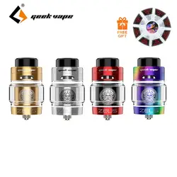 Бесплатная катушка оригинальная Zeus Dual RTA Geekvape Zeus двойная катушка версия 5,5 мл емкость RTA Zeus распылитель герметичная верхняя система