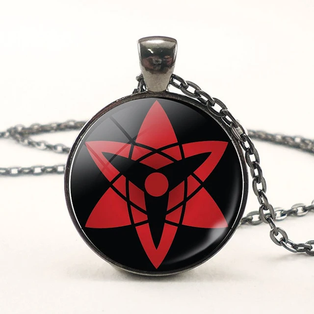 rinnegan sharingan mata kaca pendant fashion kalung mata naruto