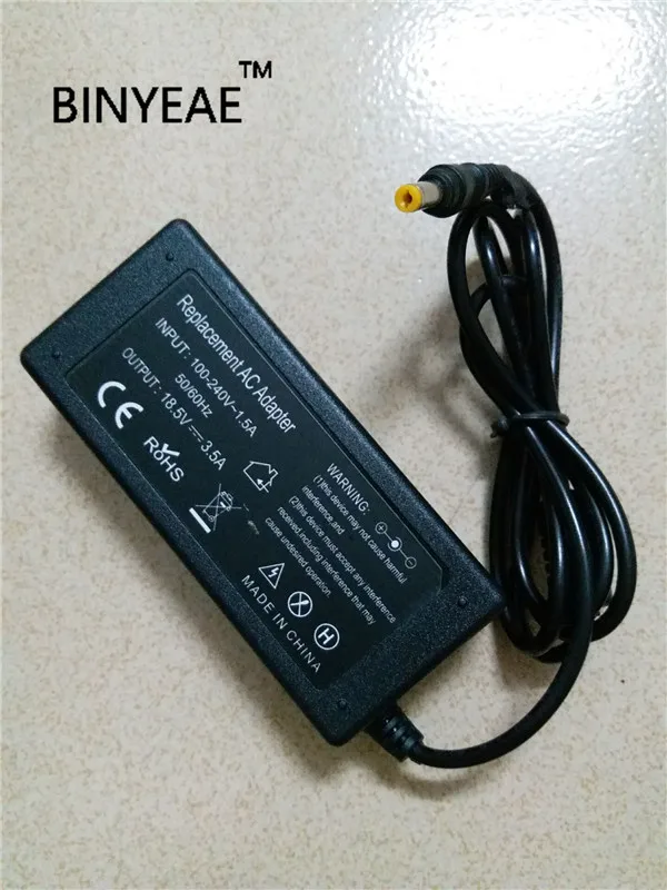 18 5 V 3.5A 65w универсальный AC DC адаптер питания зарядное устройство для HP Compaq Presario V5000