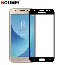 Для samsung Galaxy J5 J7 J3 Полное покрытие закаленное стекло для samsung Galaxy S7 A3 A5 A7 защита экрана