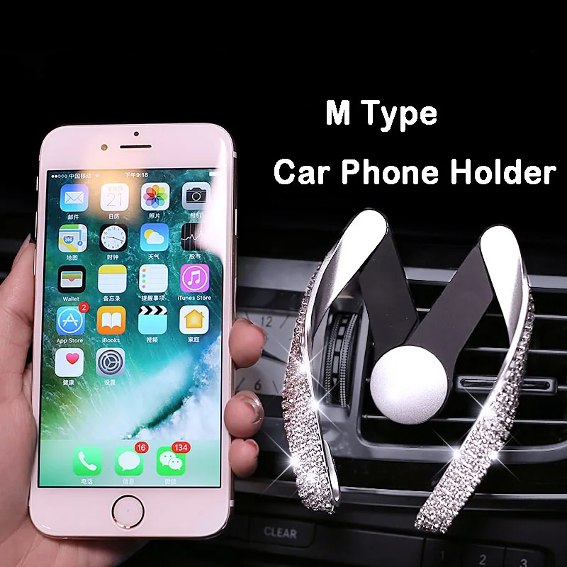 Держатель для телефона из АБС пластика с кристаллами|holder for|holder airholder air vent |