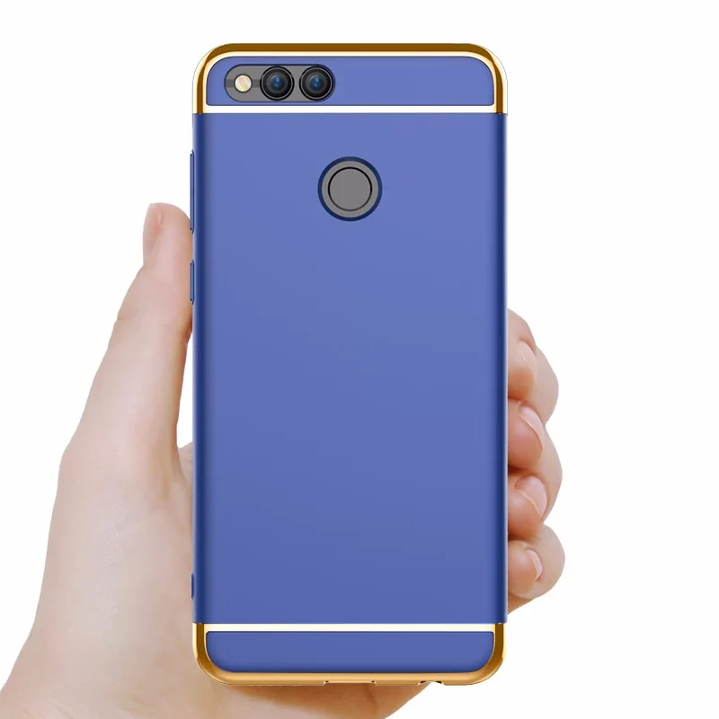 

For Huawei Honor 7X Case Luxury Protective Back Cover 3 in 1 Hard PC Hybrid Cases For Huawei Honor 7X BND-AL10 BND-L21 L24 Case