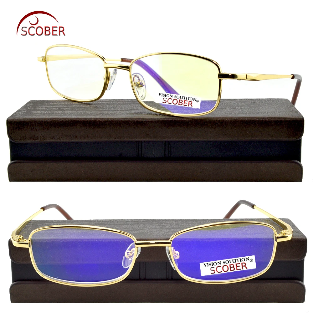 

2019 Sale = Scober Anti Light Anti-fatigue Coated Lens Tv Computer Book Reading Glasses With Case +1 +1.5 +2 +2.5 +3 +3.5 +4