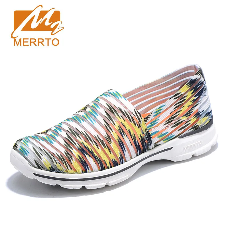 

MERRTO Women Colorful Sports Shoes Breathable Soft Soles Ultra Light Outdoor Walking Shoes Female Quick Drying Sneakers