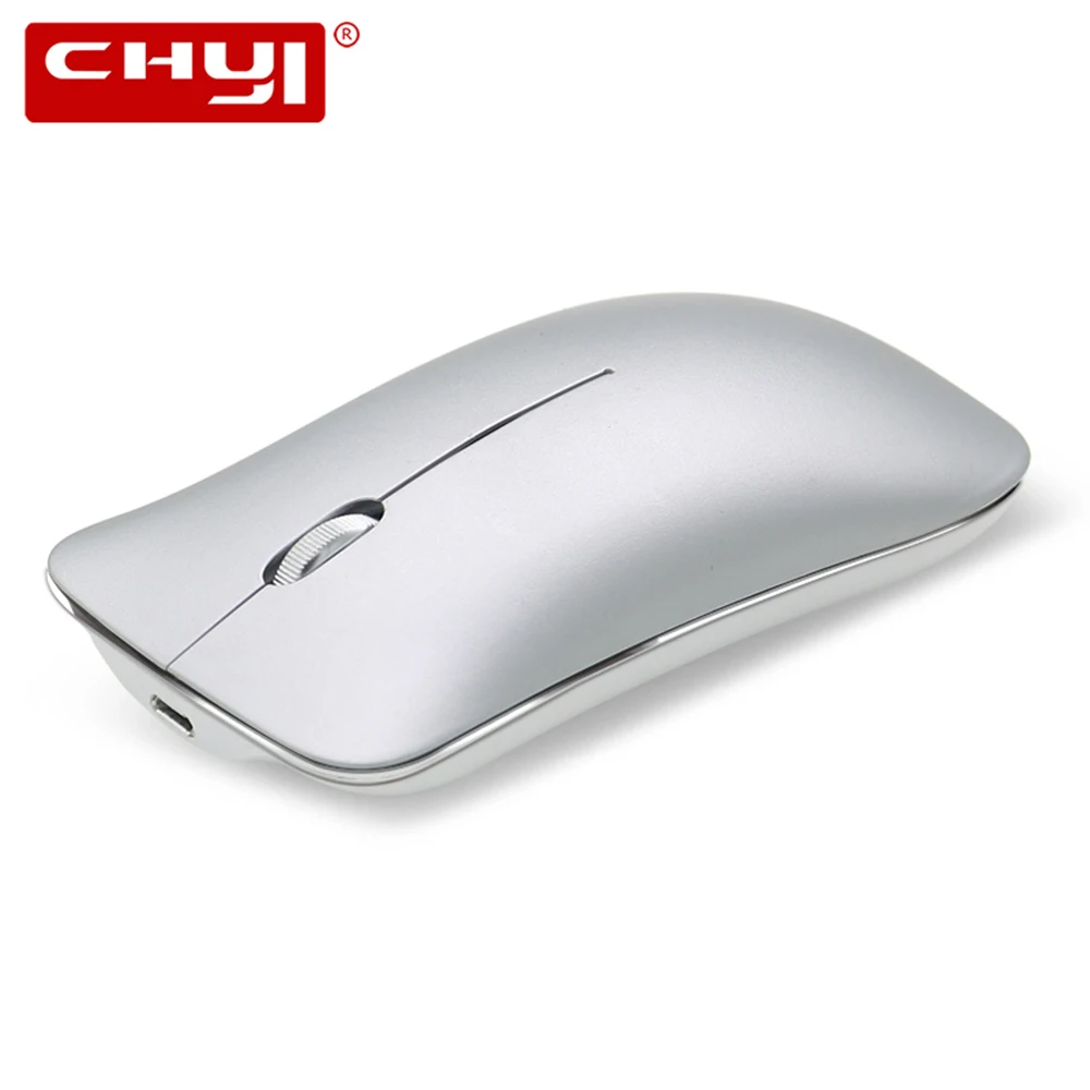 Color : Black Gaming Mouse Aluminum Alloy Silent Rechargeable Wireless Mouse Ergonomics